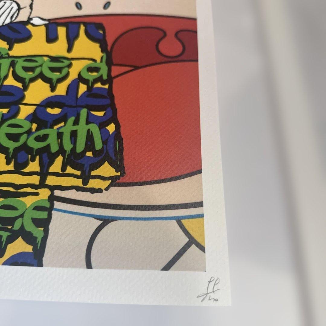 DEATH NYC 現代アートポスター 世界100枚限定 スヌーピー 村上隆