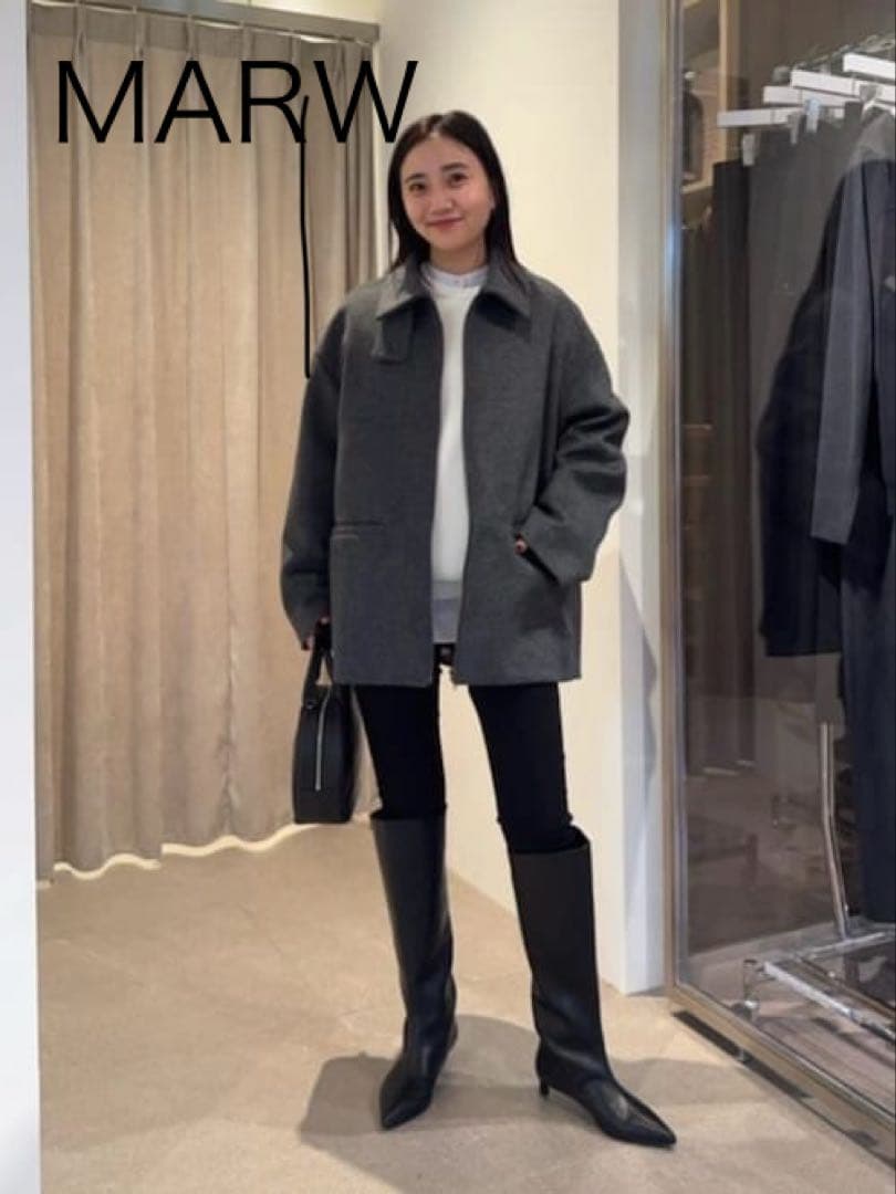 MARW UNITED ARROWSコクーン ジップ コート36 クリーニング済 - メルカリ