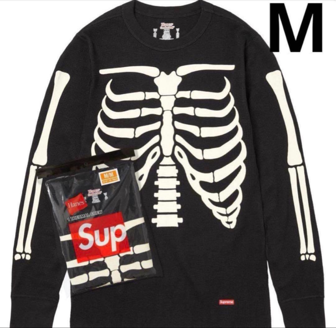 Supreme x Hanes Bones Thermal Crew Black - メルカリ