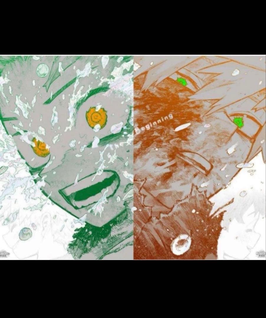 僕のヒーローアカデミア　原画展　A2アートポスター緑谷出久　爆豪勝己　2枚セット ヒロアカ 原画展 A2アートポスター 2枚セット 緑谷 出久 爆豪 勝己