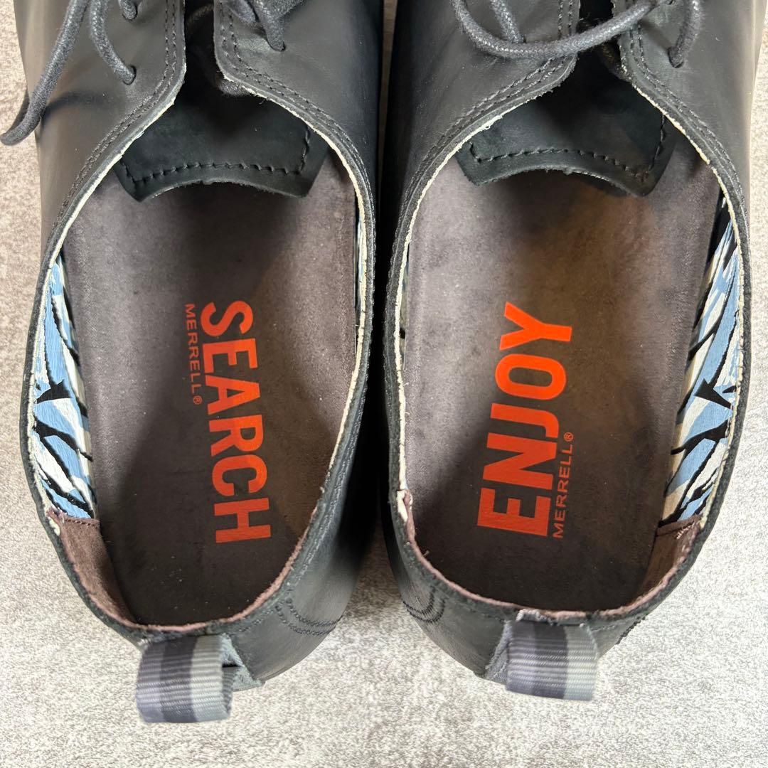 美品　MERRELL メレル　ムートピアレース　レザーシューズ　黒　27.5cm