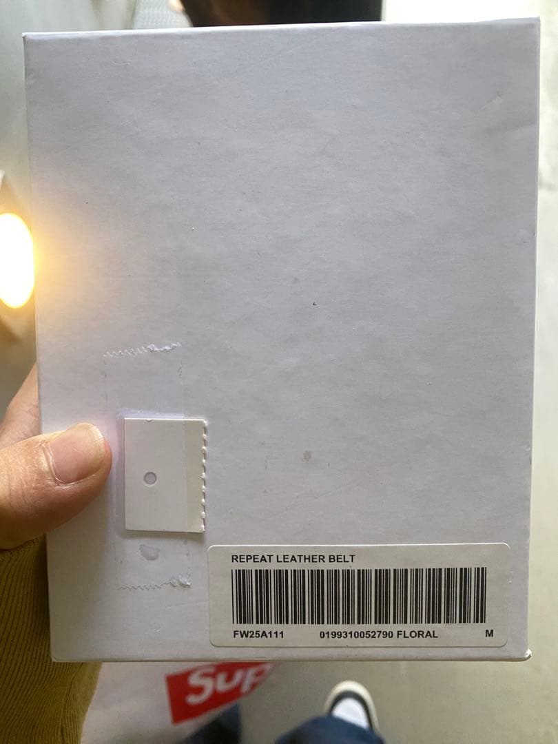 Supreme Repeat Leather Belt 25FW Floral - メルカリ