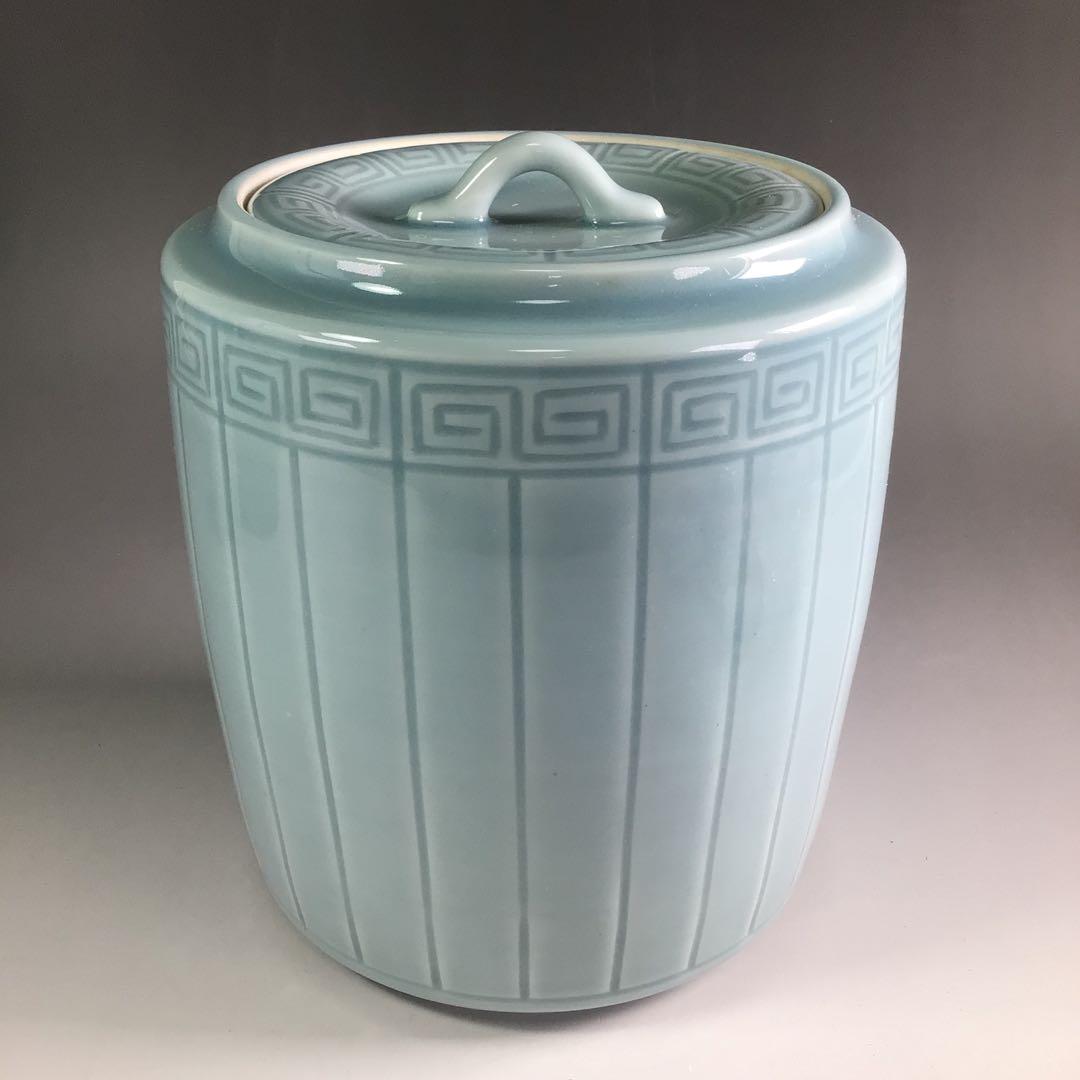 R381 皆具 『加藤鍇次郎造』『青磁皆具』 共箱 茶道具 - メルカリ