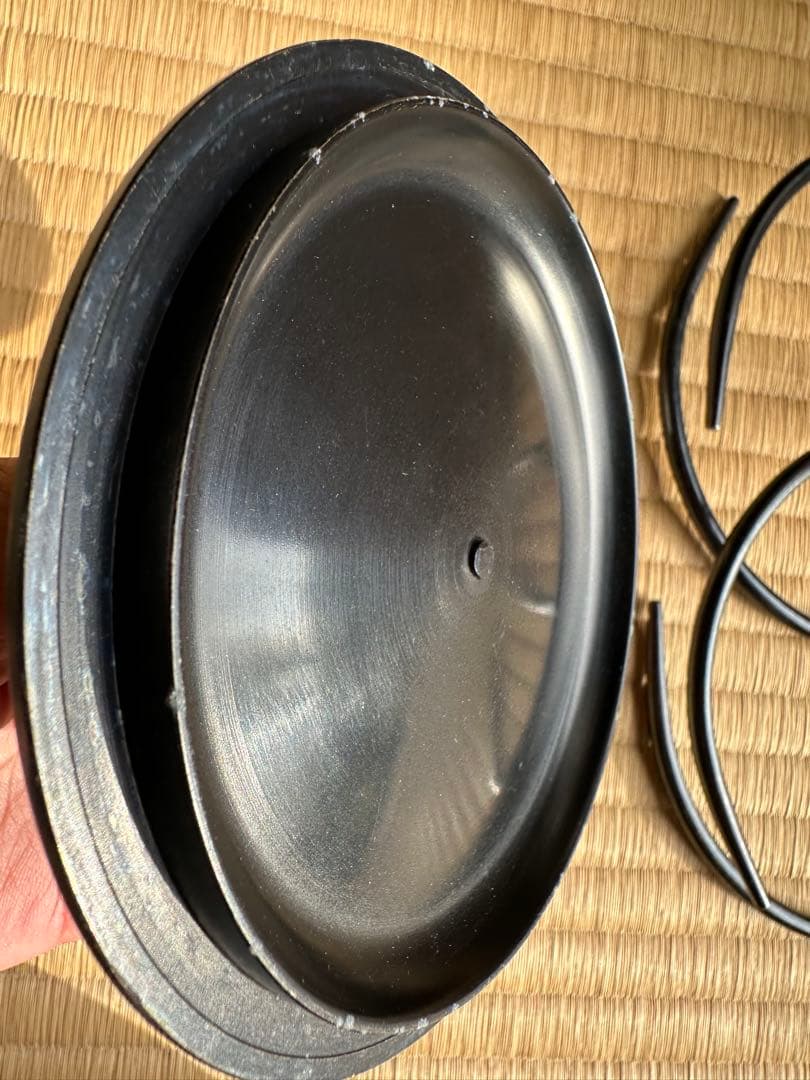 マカロン様　棗霧窯　佐野清光作　大小吊り金具付き