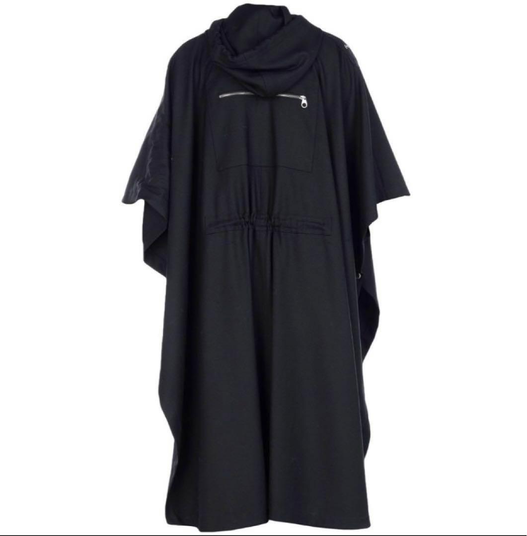 未使用 CHLOE クロエ ロング丈 ポンチョ ケープ コート 34 ブラック