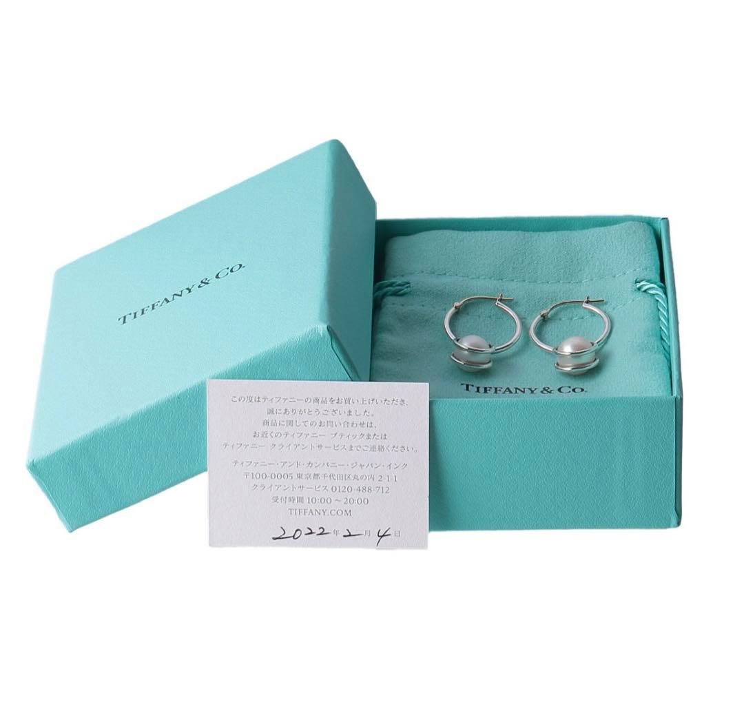 ティファニー ハードウェア パール フープ ピアス AG925 - メルカリ