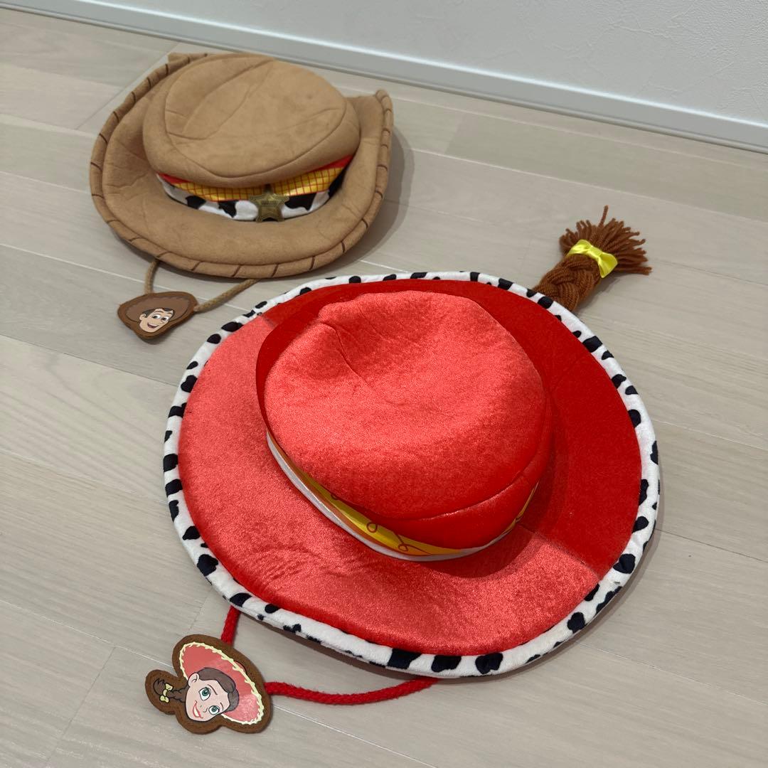 レア‼️】トイストーリー ウッディ・ジェシーファンキャップセット