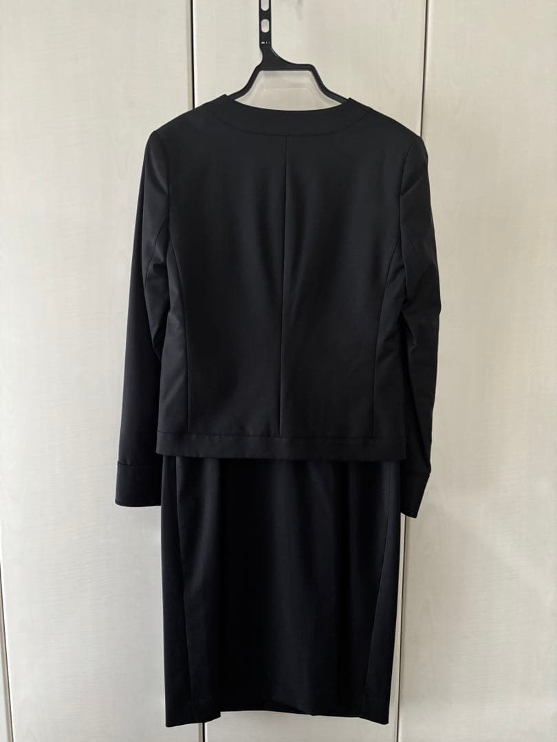 セオリーリュクス セットアップ 黒 七分袖ワンピース exective 36