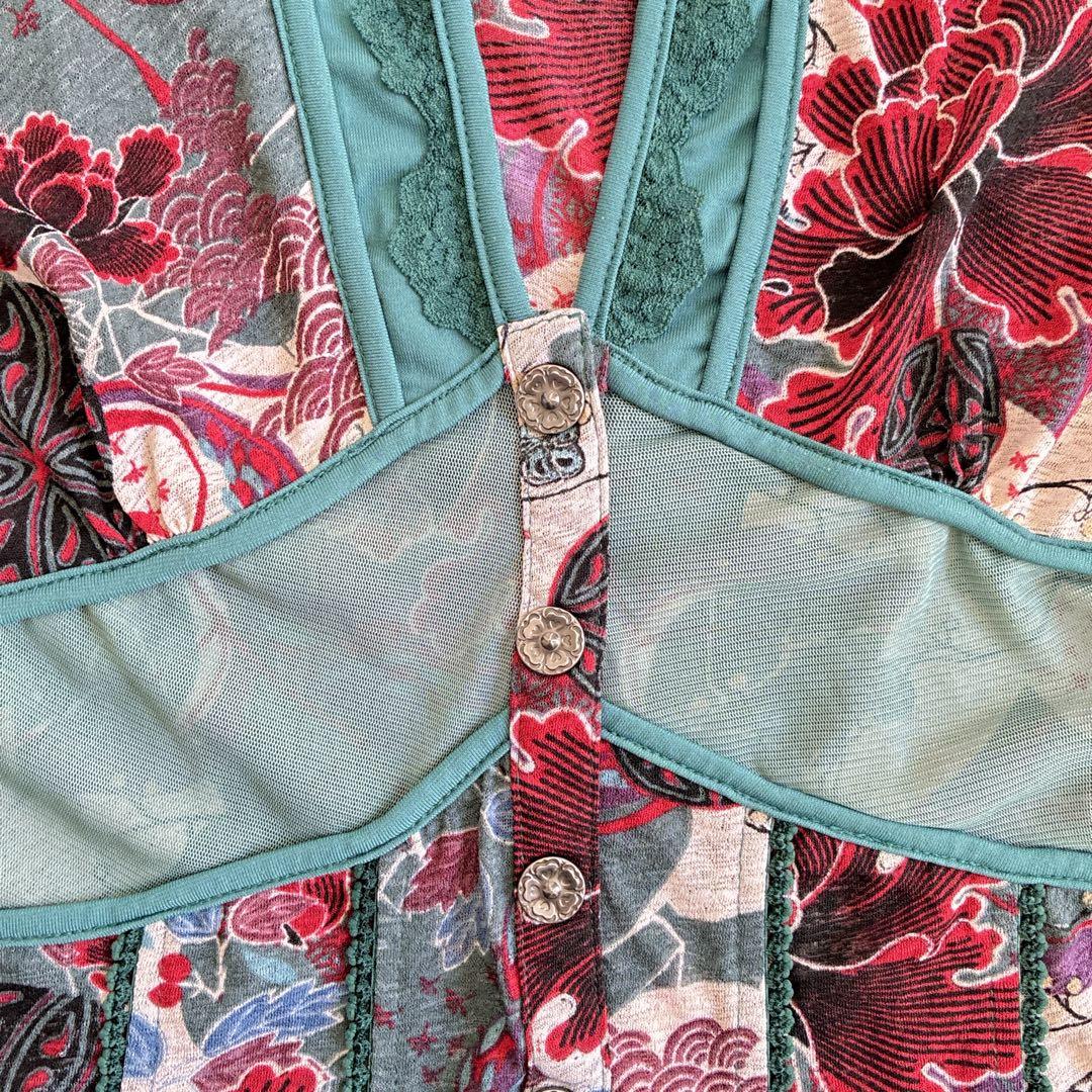 OZZ ONESTE オッズオン オッズオネスト和柄カットソー チャイナ - メルカリ