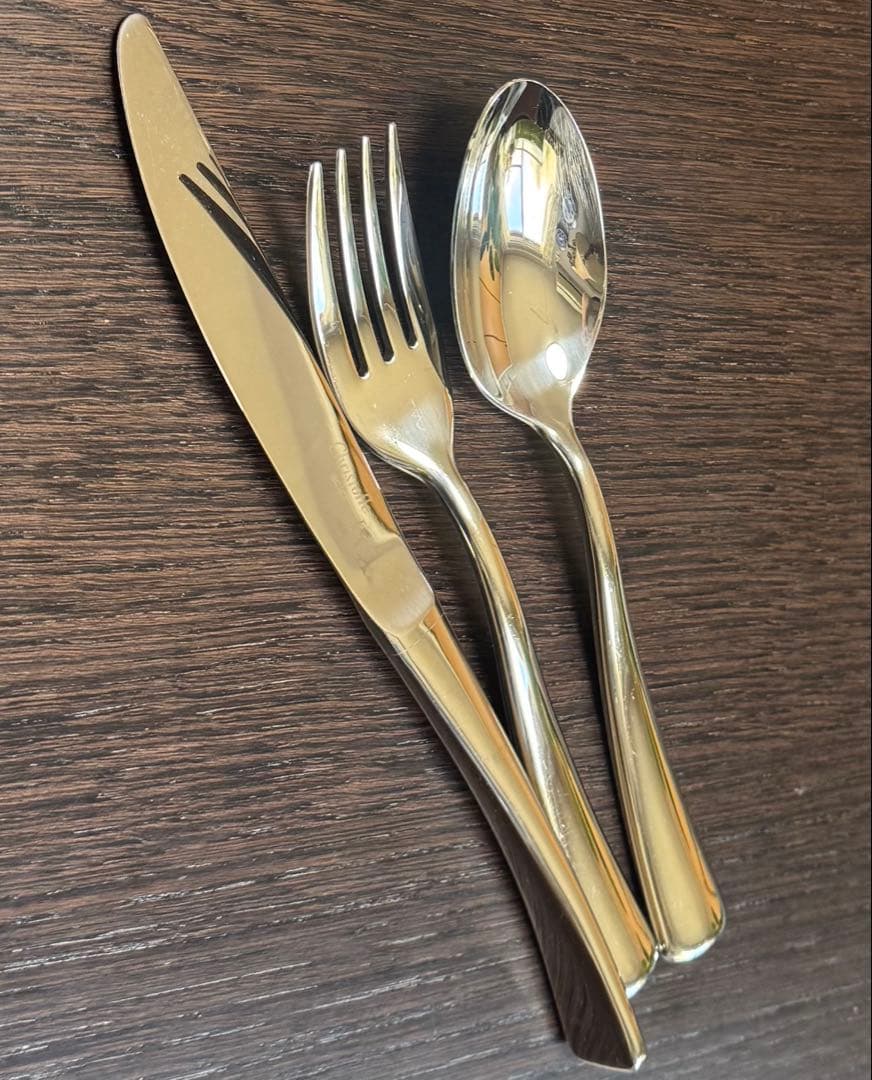 ③ Christofle acier カトラリー 3本 2セット　計6本 クリストフルシルバー製カトラリー3本セット【パディントン】｜ブロカント