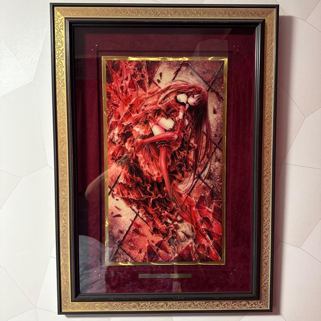 てぃんくる版画 RED ROSE WORLD-SPECULAR COLLAPSE てぃんくる 作『CE版 RED ROSE WORLD-SPECULAR COLLAPSE 』 ｜骨董品