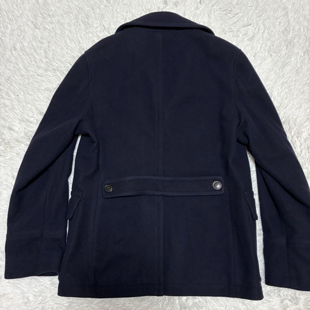 バーバリーブリッド ピーコート ノバチェック ネイビー Lサイズ 三陽