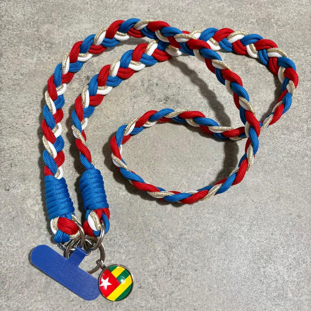 万博 トーゴ ストラップ スマホ ショルダー 紐EXPO2025 ミャクミャク色