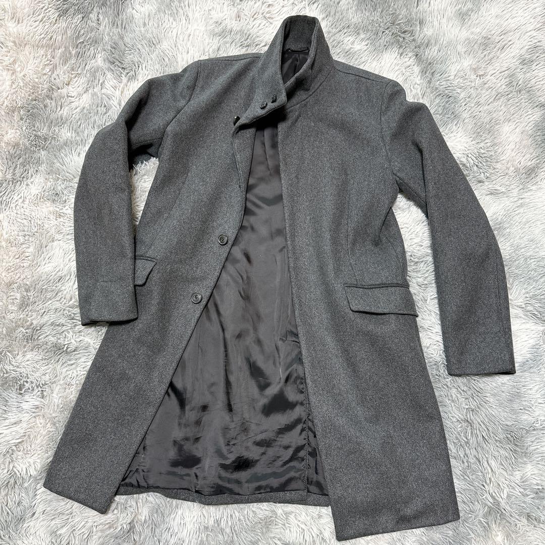 theory セオリー ウール カシミア混 スタンドカラー コート M - メルカリ
