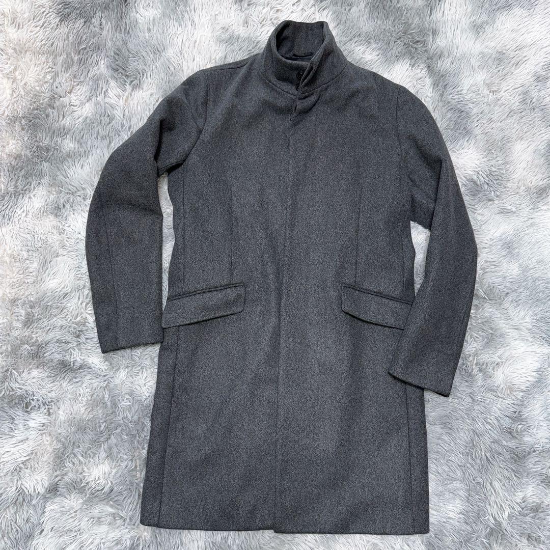 theory セオリー ウール カシミア混 スタンドカラー コート M - メルカリ