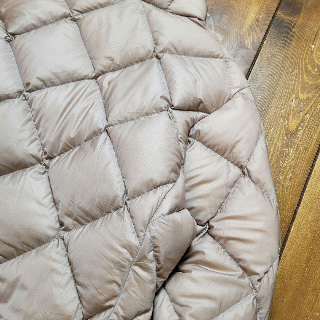 モンベル スペリオ ダウンジャケット ダイヤキルト ドローコード 短丈