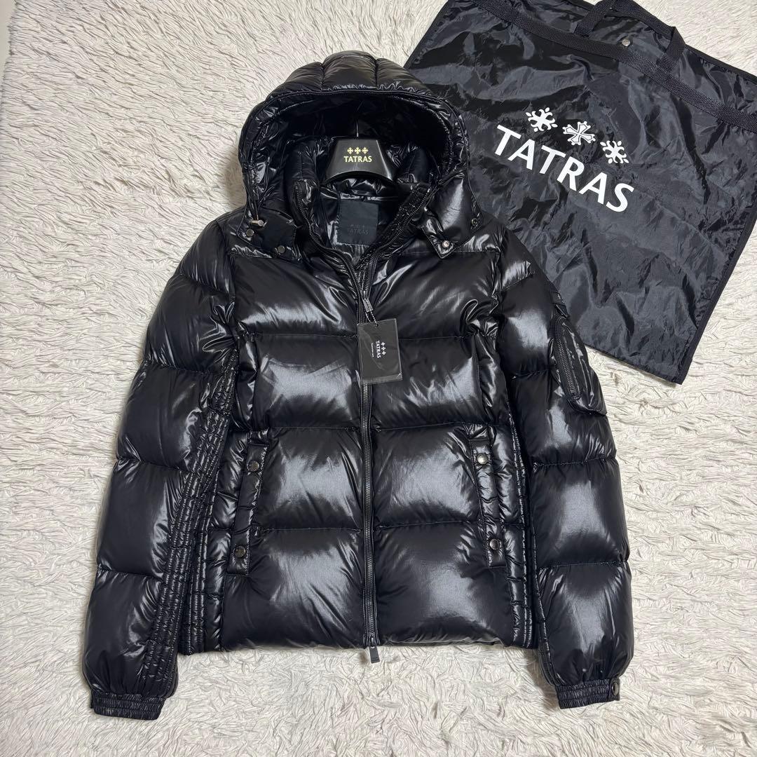 TATRAS BELBO ダウンジャケット ブラック 04 カード ハンガー付属 TATRAS（タトラス） ダウンジャケット BELBO Down Jacket ベルボ