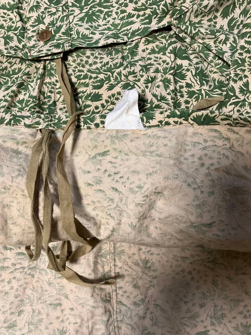 ルーマニア軍]‼️50s サマーリーフカモ スナイパー スモック パンツ