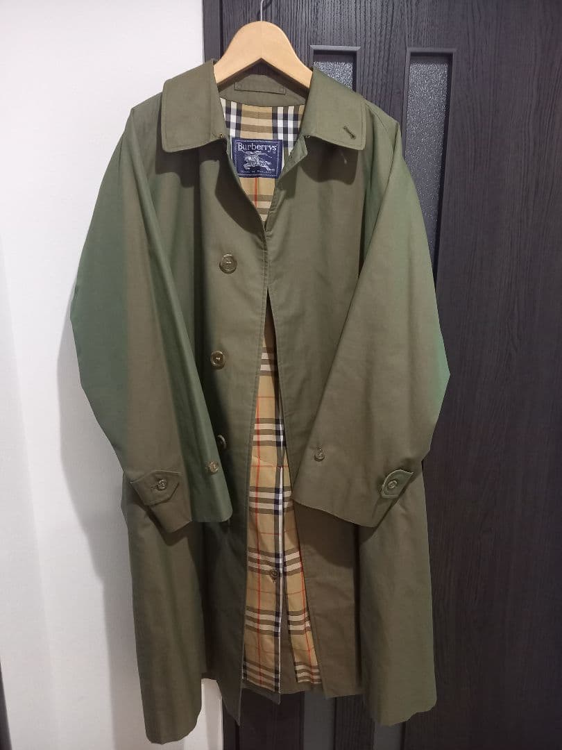 バーバリー 一枚袖 緑玉虫 超美品 スペシャルヴィンテージ - メルカリ
