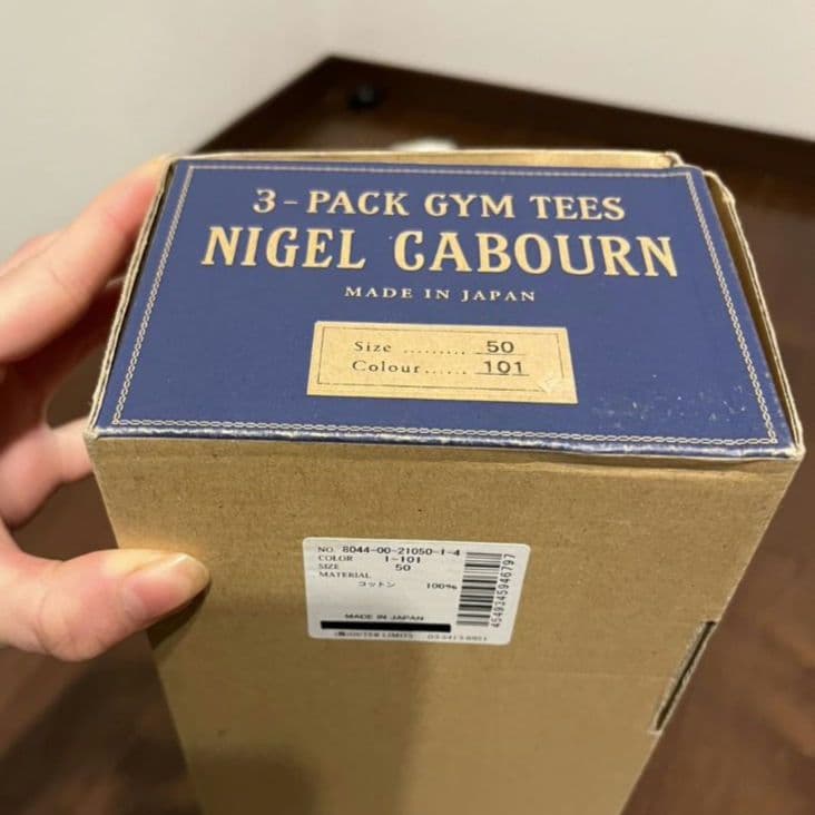 NIGEL GABOURN 3-Pack Gym Tees サイズ50 ホワイト - メルカリ