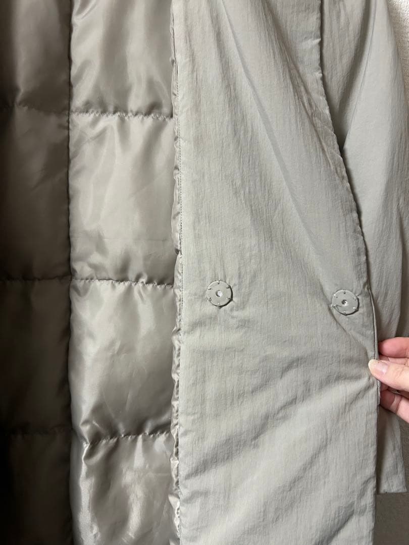 B.C STOCK】ワッシャーナイロンダウンチェスターコート カーキ M