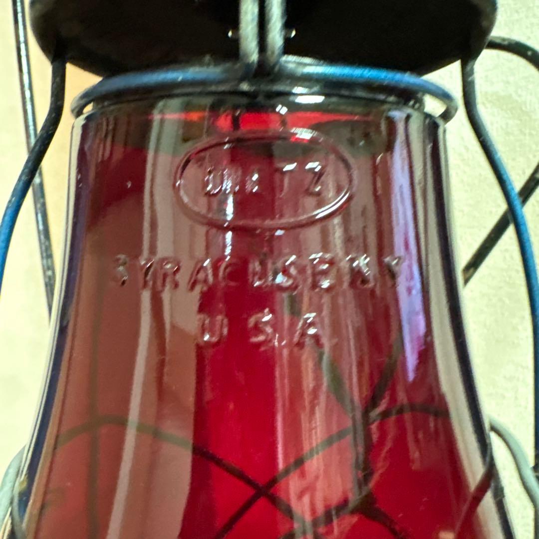 DIETZ オイルランタン アンティーク レッドグローブ 実働可能 - メルカリ