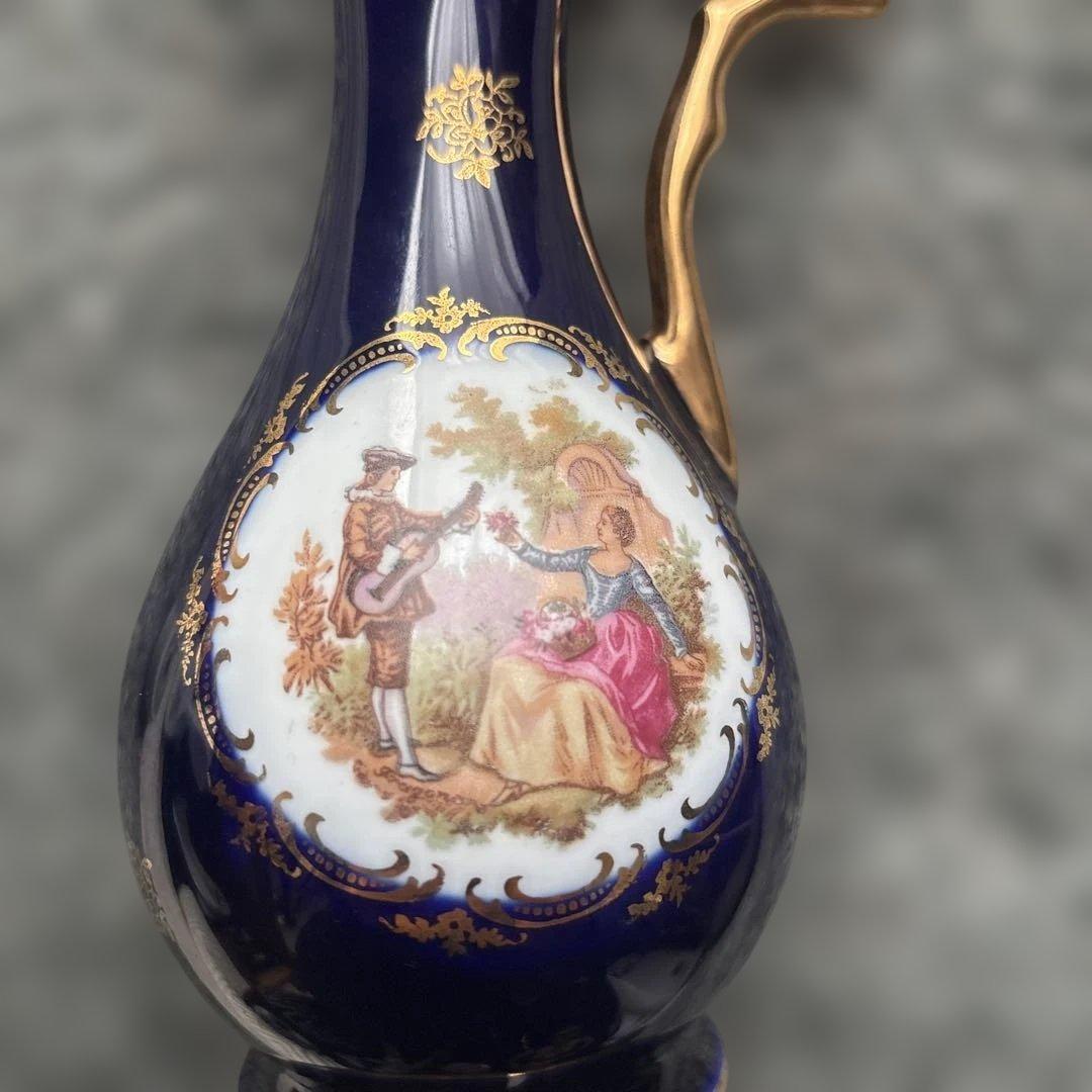 希少品】LIMOGES CASTEL リモージュキャッスル 水差し 花瓶 花器