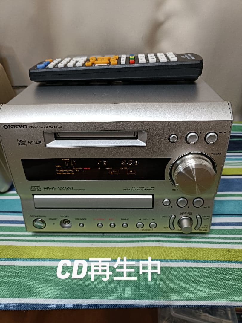 ONKYO FR-X9A CD,MD,FM/AM 整備済完動品 リモコン付 - メルカリ
