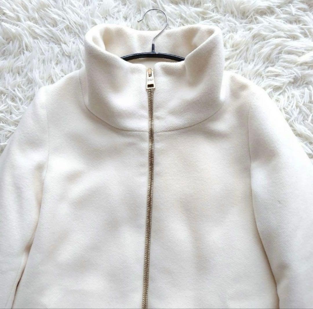 ヘルノ ウール切り替え ジップダウンコート - メルカリ