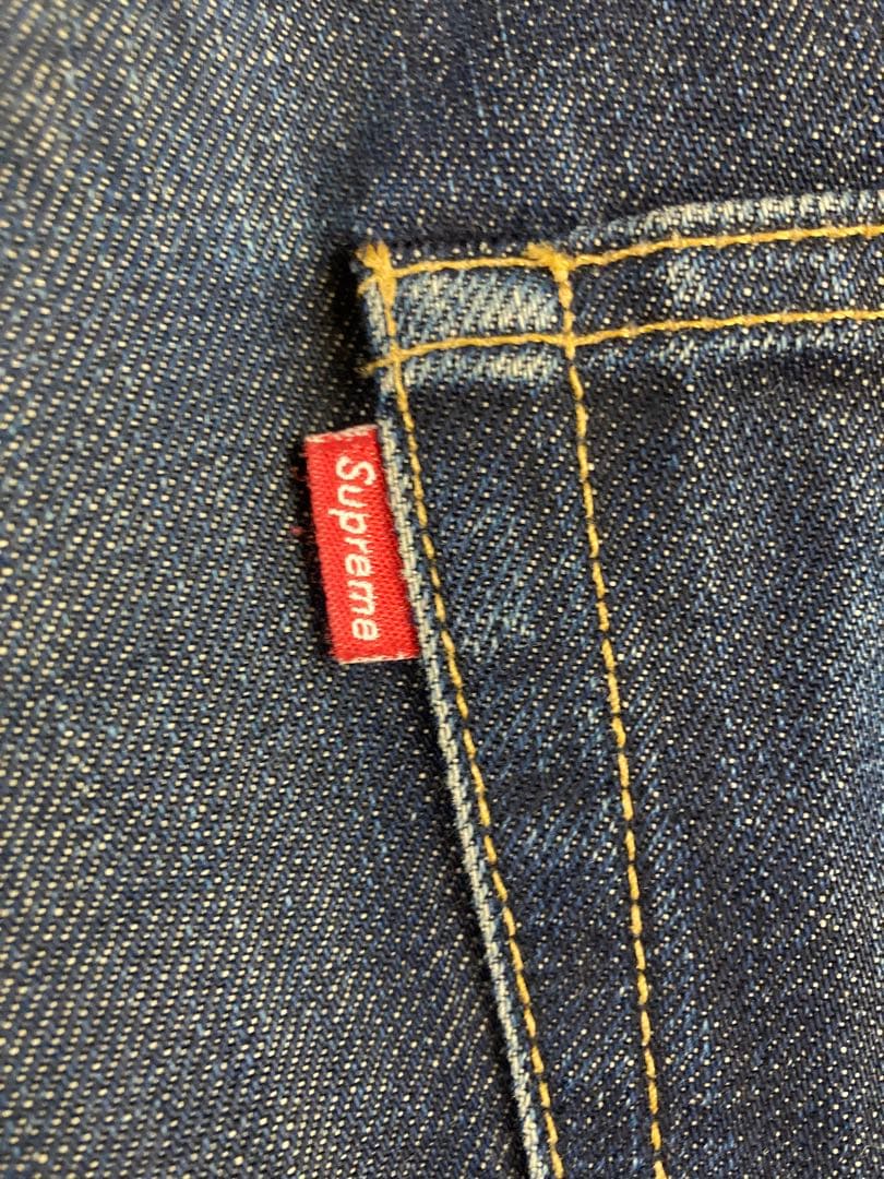 90s 初期 old Supreme デニム パンツ USA製 34 - メルカリ