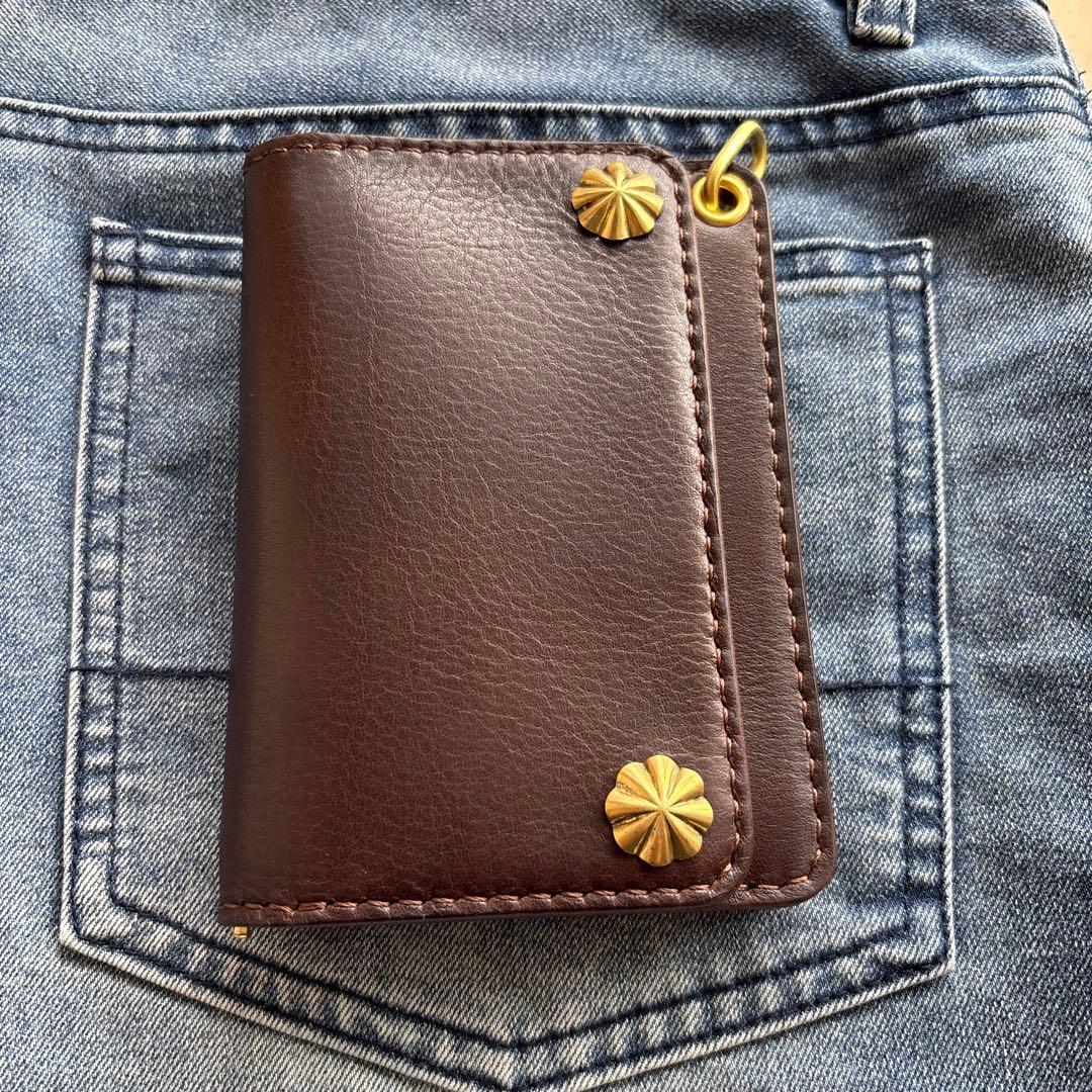 トラッカーウォレット ショート コンチョ - メルカリ