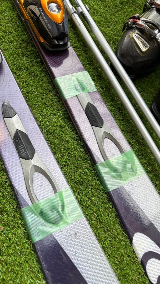 SALOMON メンズ スキー セット 160cm 26.5cm