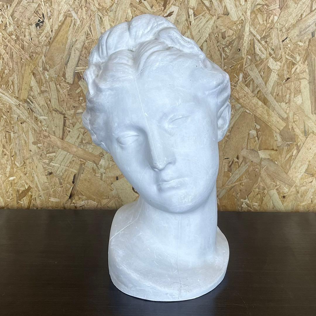 【匿名発送】石膏像 首像 美術 デッサン 彫刻 オブジェ 置物 インテリア サモトラケのニケ(高さ17cm) 石膏像 デッサン ホワイト インテリア