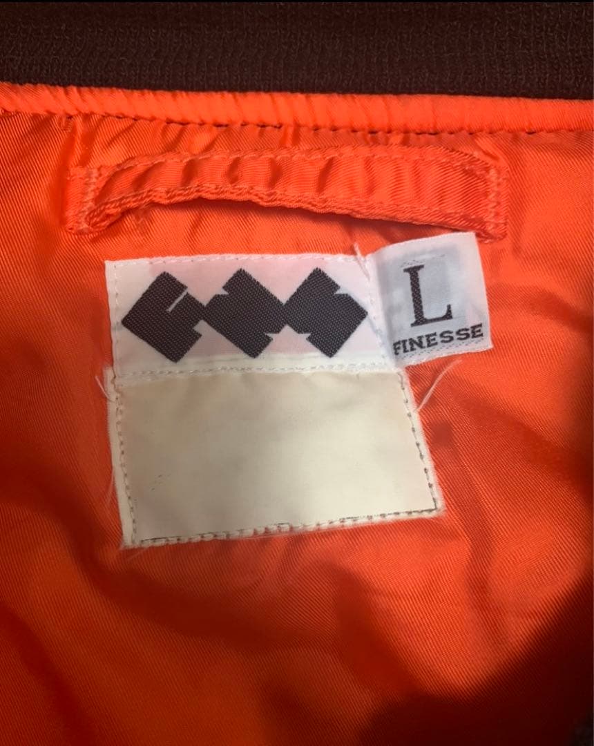 藤原ヒロシ着 【FINESSE】×【GOOD ENOUGH】 MA-1 L - メルカリ