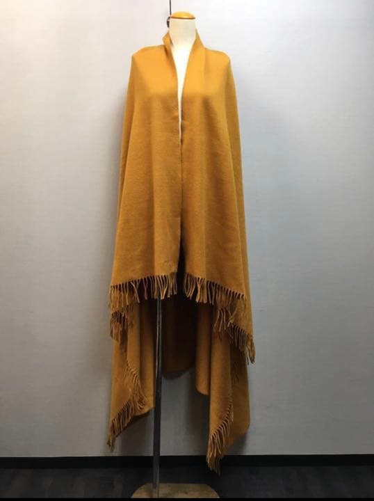 HERMES エルメスカシミヤ100%超大判ショール