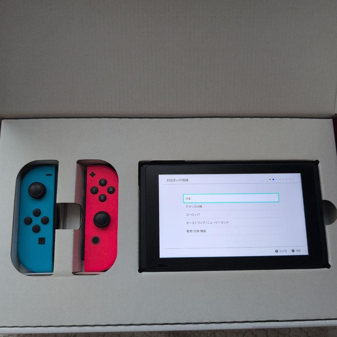 Nintendo Switch ネオンブルー/ネオンレッド 本体 - メルカリ