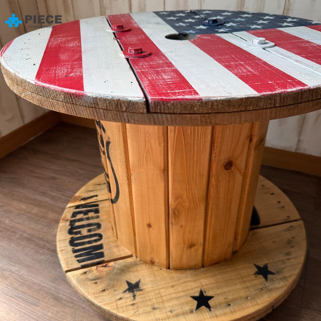 ケーブルドラム 電線ドラム テーブル アメリカン インテリア ガレージ