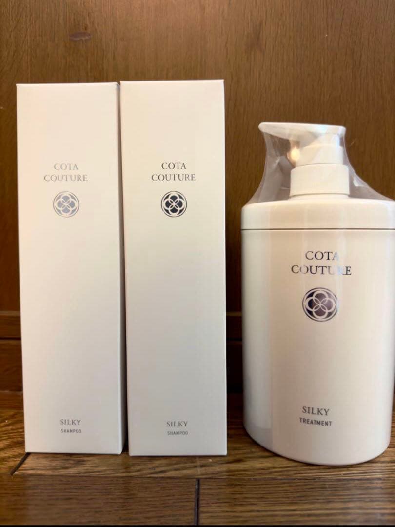 コタクチュールシルキーシャンプー300ml２本&トリートメント600gセット 楽天市場】COTA コタクチュール シャンプー シルキー (600ml) : kireio