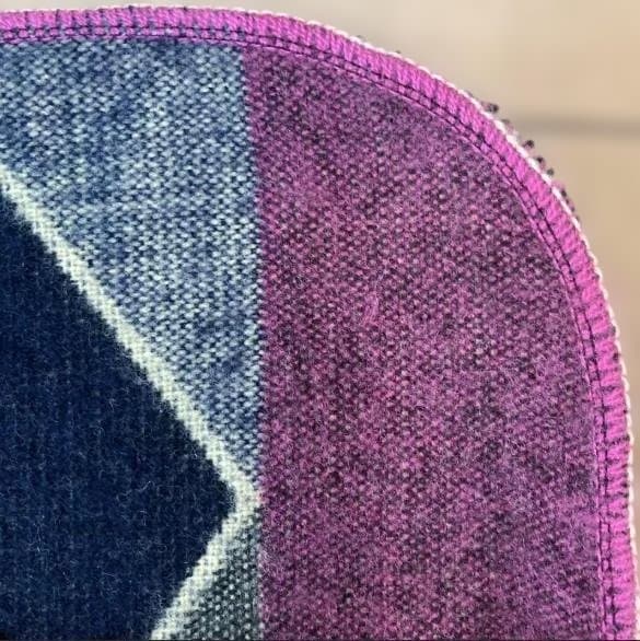 エクアドル アルパカ ブランケット 大判 約220×187 手織り