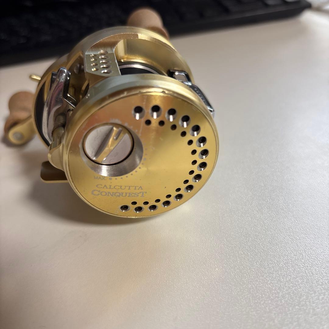 中古】シマノ 14 カルカッタコンクエスト100 夢屋コルクハンドルノブ