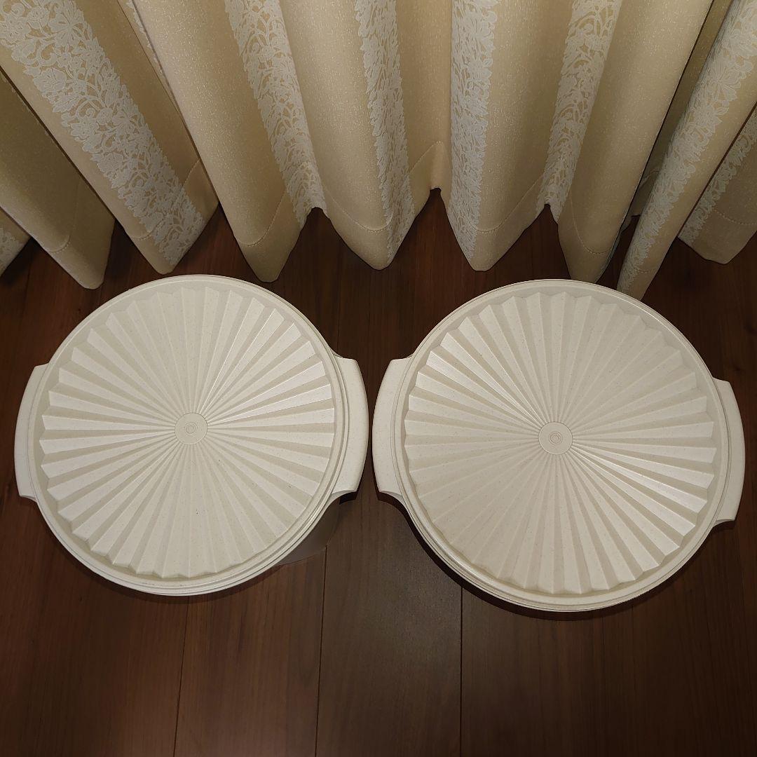 タッパーウェア マキシクイーンデコレーター 11L 2個セット レトロ