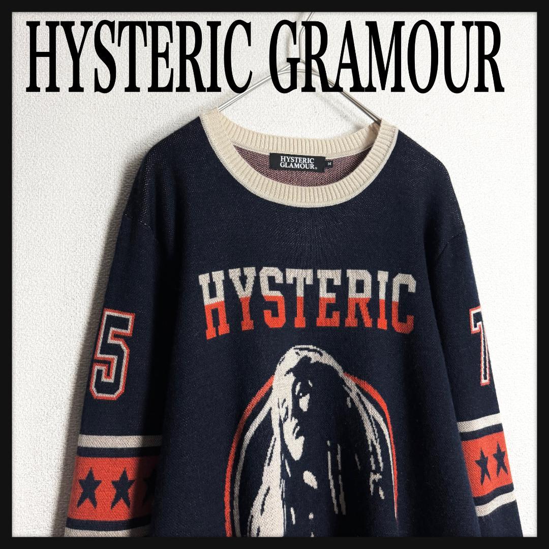 【極美品☆ヒスガール】ヒステリックグラマー ニットセーター 大人気デザイン EAST VILLAGE 75ジャカード セーター|HYSTERIC GLAMOUR MEN | HYSTERIC