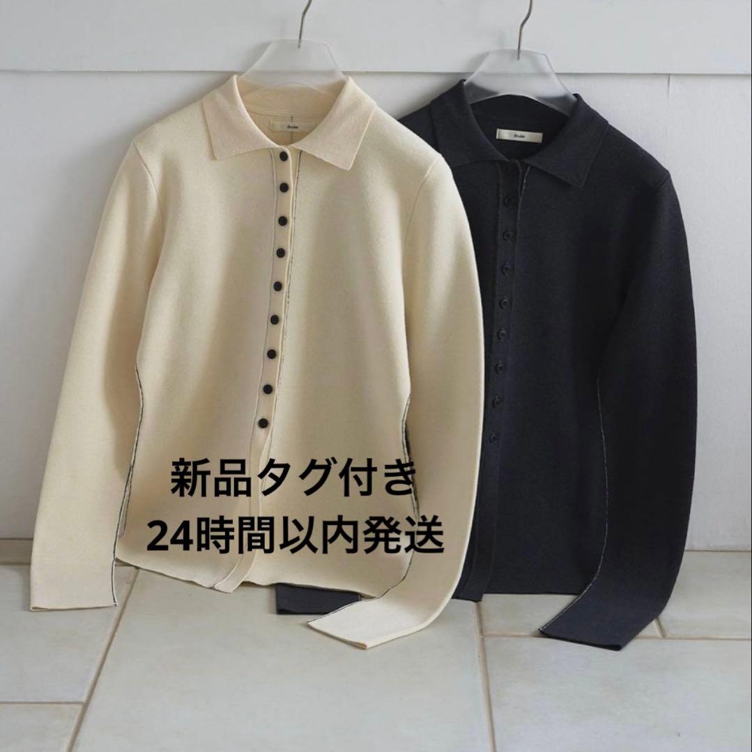 【タグ付き新品】anuke Linking Knit Shirts アイボリー ànuke online store（アンヌーク） / Linking Knit ShirtsLinking Knit