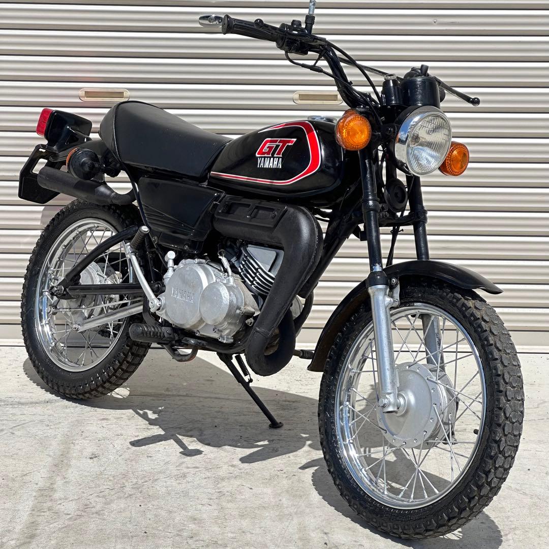 茨城 ヤマハ ミニトレ GT50 3M7 2スト 人気の黒 2スト 希少 レア