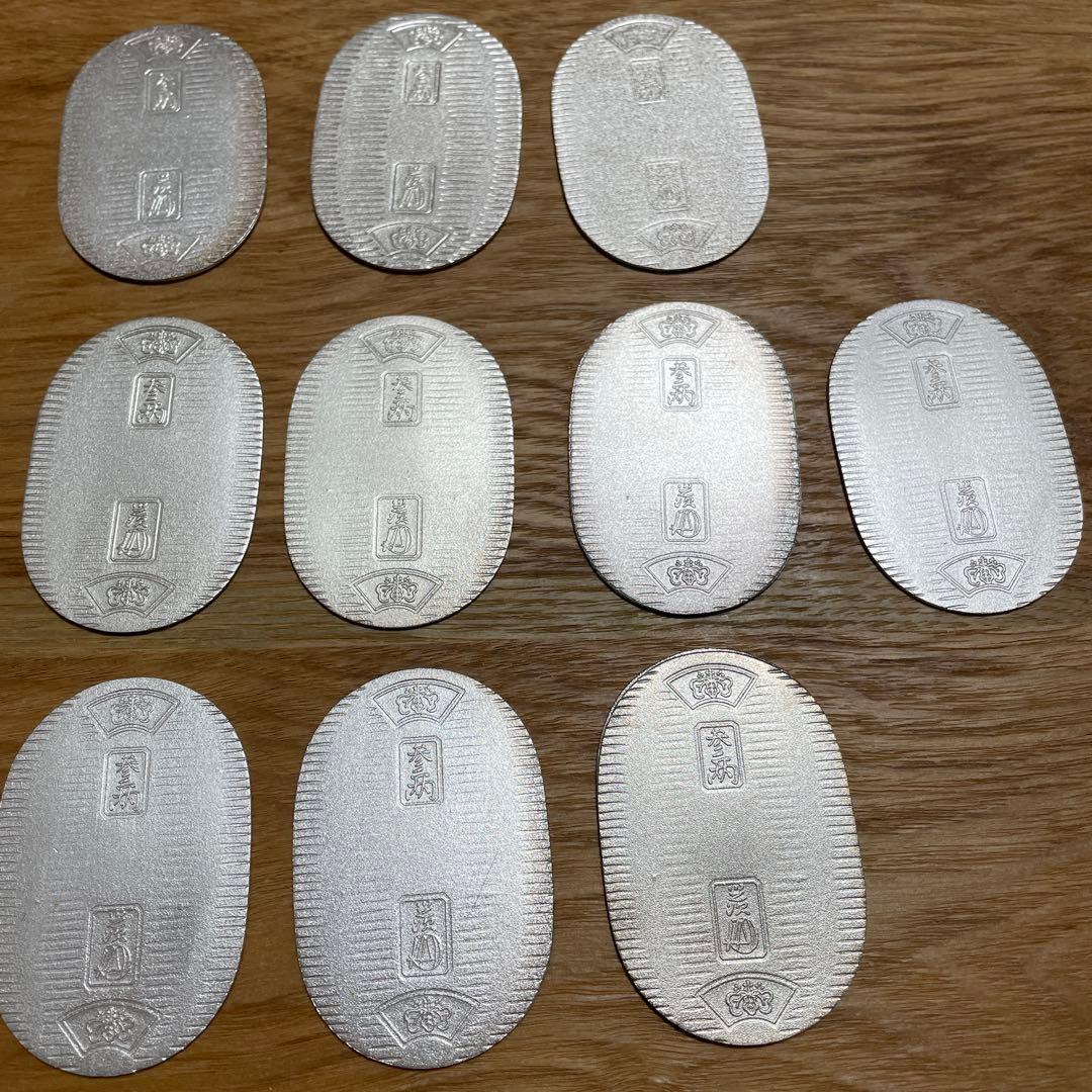 佐川急便　純銀小判10枚　20g×10枚 Yahoo!オークション - 飛脚 佐川急便 純銀小判 20g 誕生日記念日 ノベ