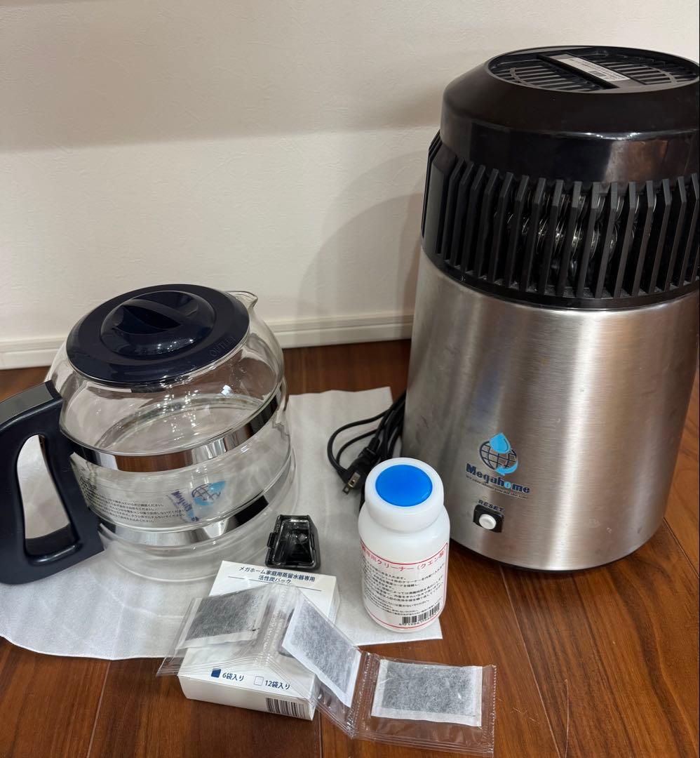 蒸留水器 メガホーム社製ステンレスボディ 楽天市場】蒸留水器 台湾メガホーム社製ステンレスボディ(白)新ガラス