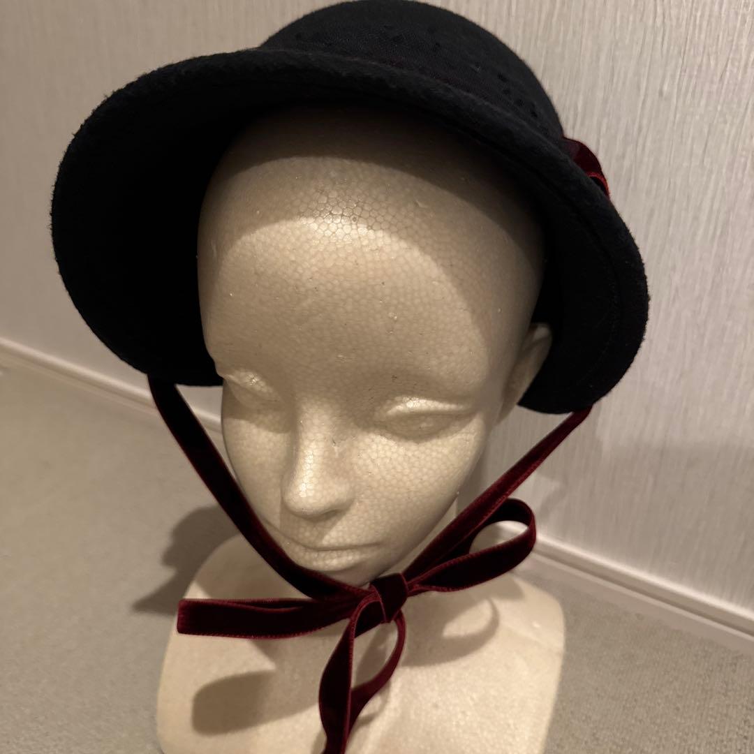 最終値下げ！シュエット ハンドメイド ボンネットハット クラロリ 大正