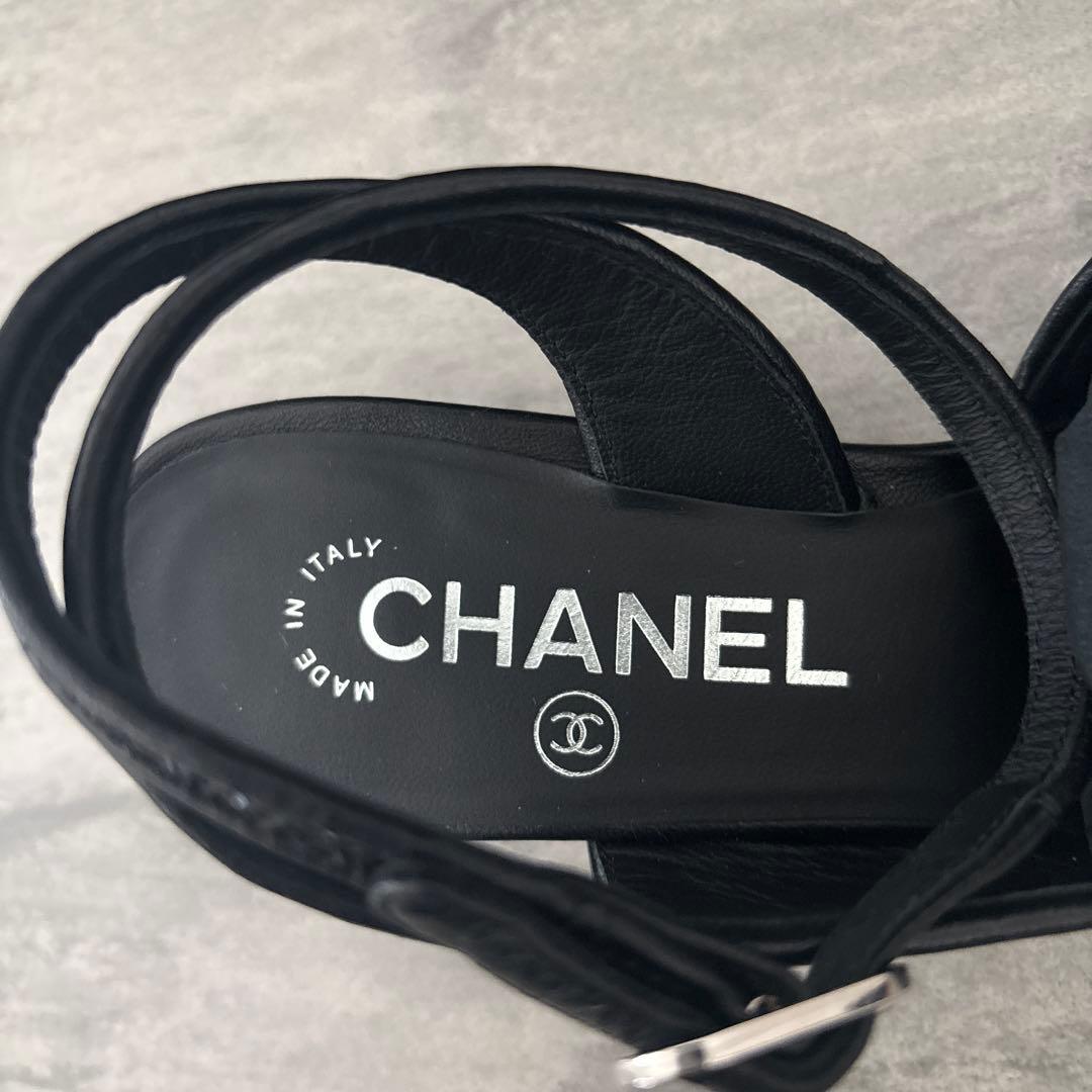 ほぼ未使用　シャネル　靴　バックストラップ　シューズ　36.5C 試し履きのみ