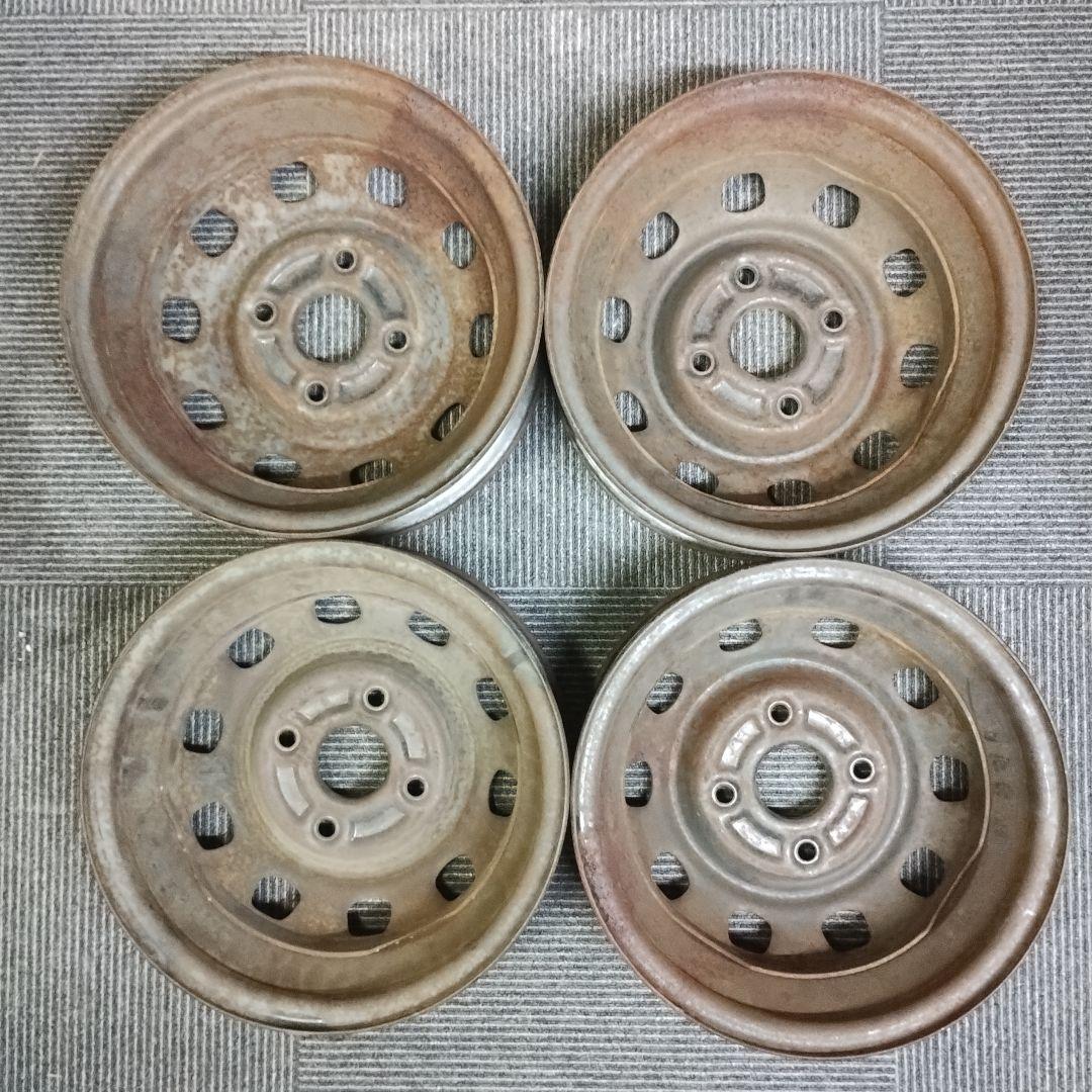 旧車 ② トヨタ コロナ純正 スチールホイール 中古品 - メルカリ