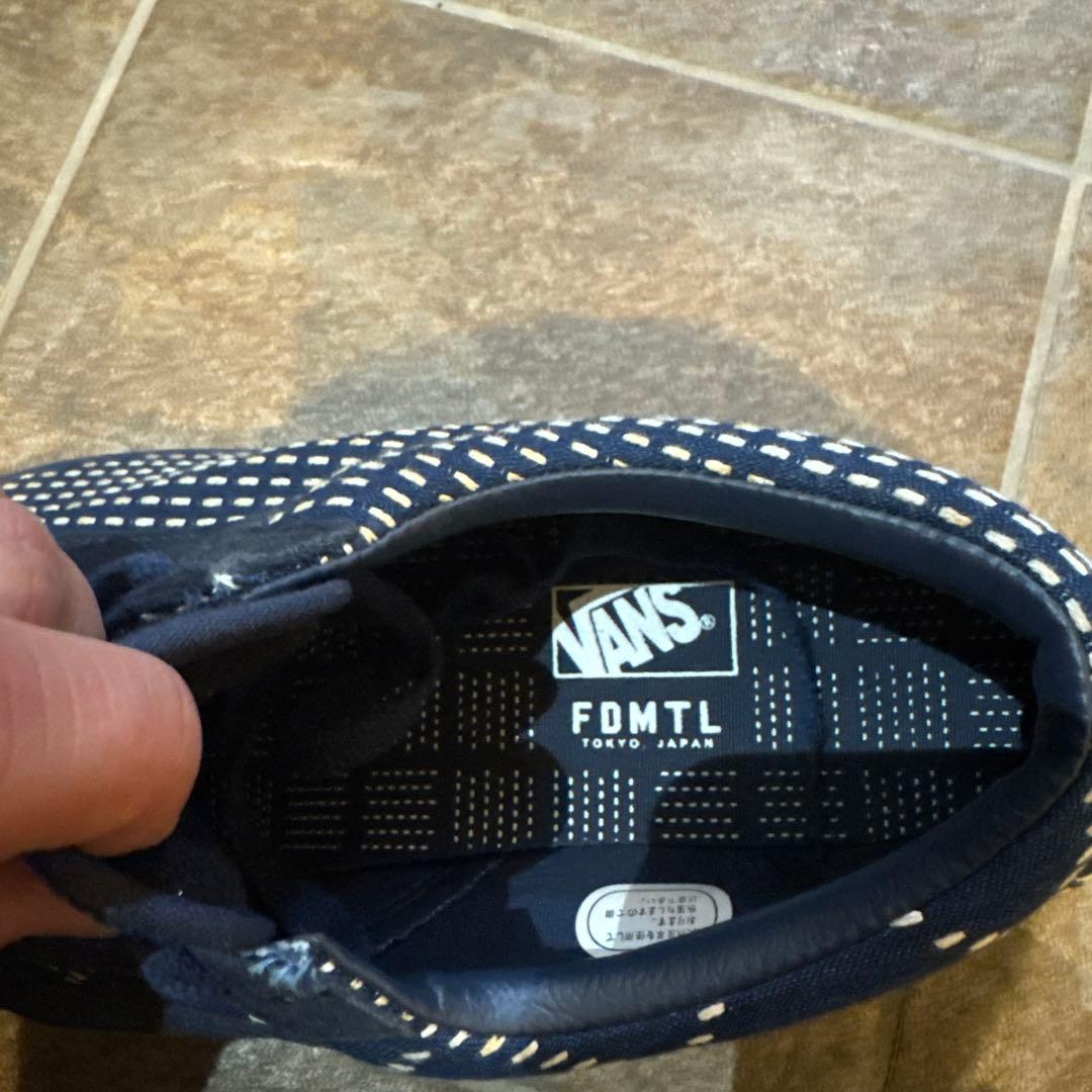 Vans FDMTL 27.5cm ネイビー スエード スニーカー 未使用